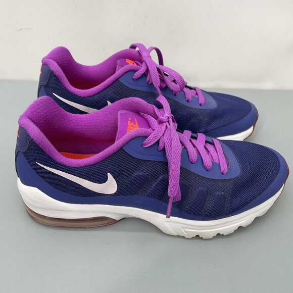 Nike Air Max Invigor Sneakers Shoes Running Training Blue Purple Womens 8 - Picture 3 of 14